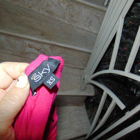 SKY Strapless Mini DressY2K Artsy Jeweled Tigers Pink Bodycon Mob Wife Elegant - Picture 11 of 11